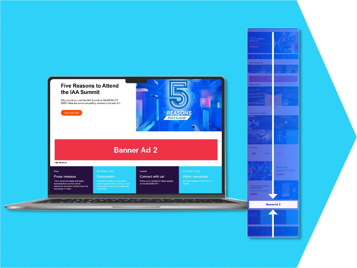 Banner ad (home page botton)